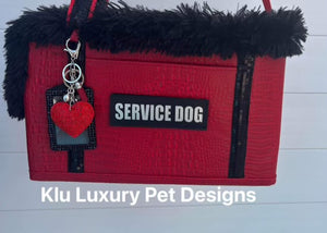 Custom order for Sue S. Service dog carrier/ Xlarge/ Double pocket