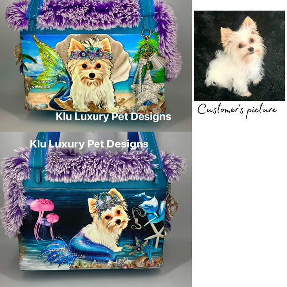 Personalized Pet carrier. Standard size.