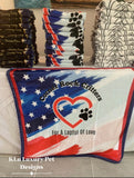 Puppy Blankets with Breeder’s Logo/12 pack..
